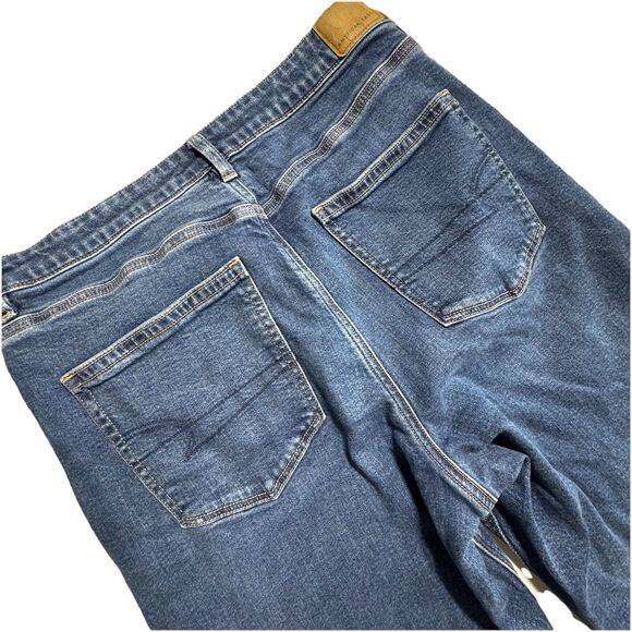 American Eagle AE Mom Jean STRETCH High Rise Women’s Sz 14 - Picture 1 of 14